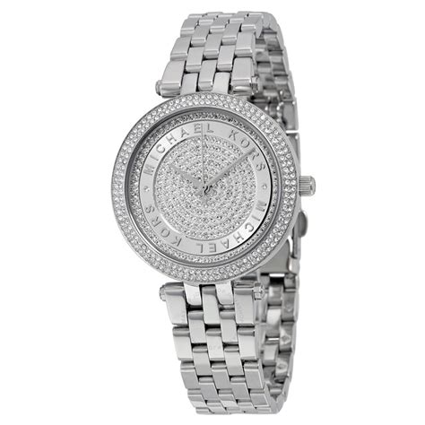 michael kors mk3476|Michael Kors Mini Darci Crystal Pave Dial Stainless Steel.